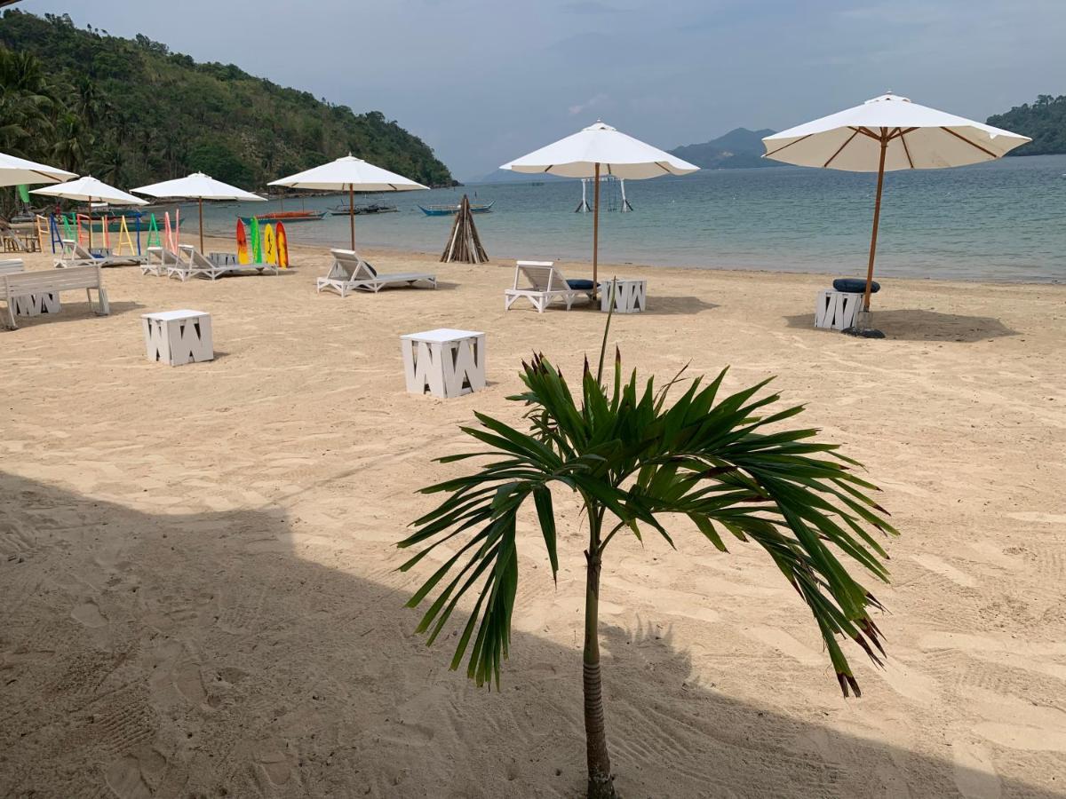 Pangulatan Beach Resort El Nido Bagian luar foto