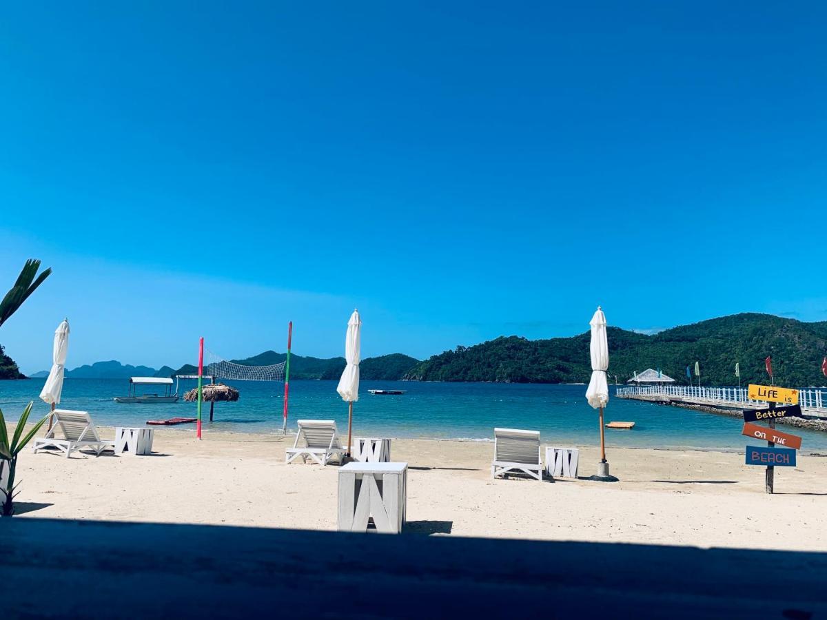 Pangulatan Beach Resort El Nido Bagian luar foto