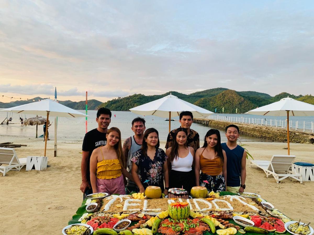 Pangulatan Beach Resort El Nido Bagian luar foto